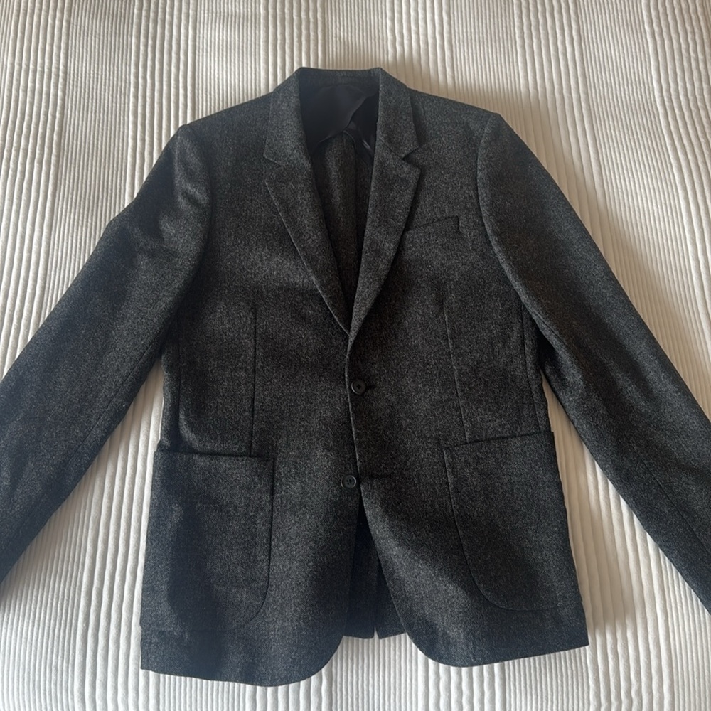 Balibaris Grey Wool Sport Coat